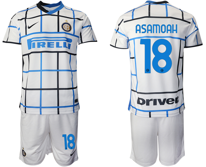 Men 2020-2021 club Inter milan away #18 white Soccer Jerseys->inter milan jersey->Soccer Club Jersey